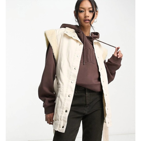 Free People Etta Sherpa Vest, size M - Picture 1 of 6